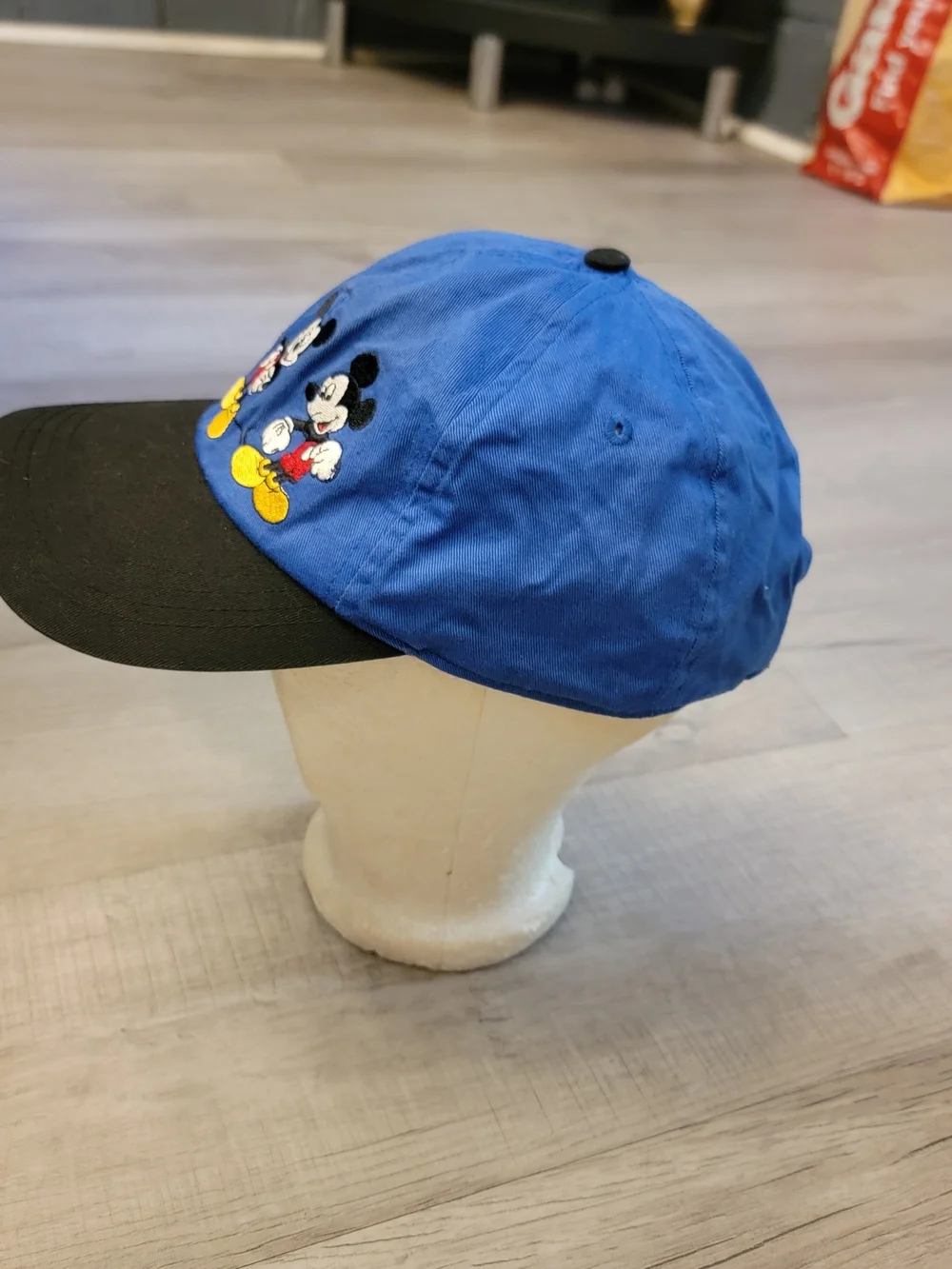 Disney Mickey Mouse Blue & Black Kids Cap